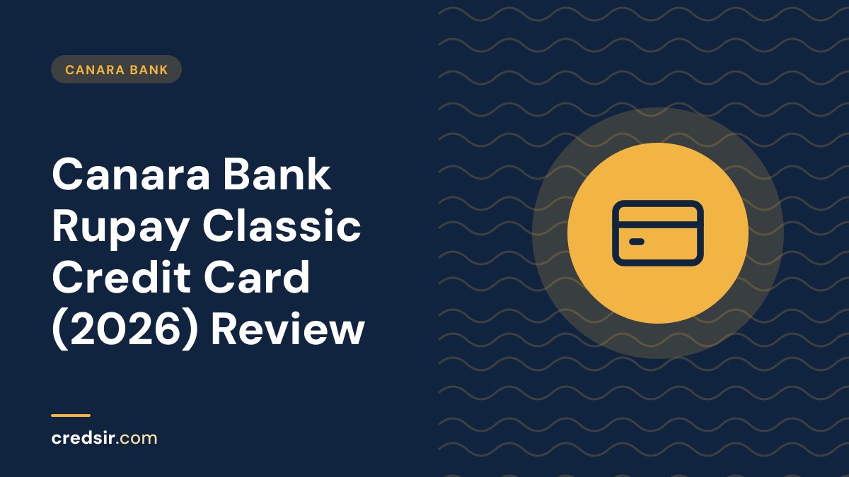 Credsir Canara Bank guide cover with a credit card icon