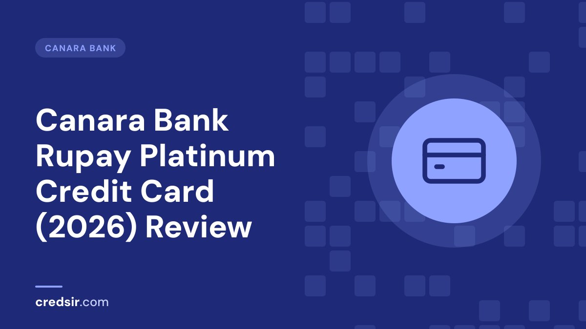 Credsir Canara Bank guide cover with a credit card icon