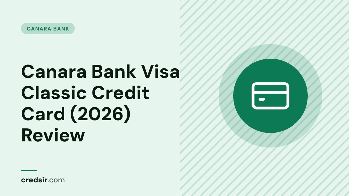 Credsir Canara Bank guide cover with a credit card icon