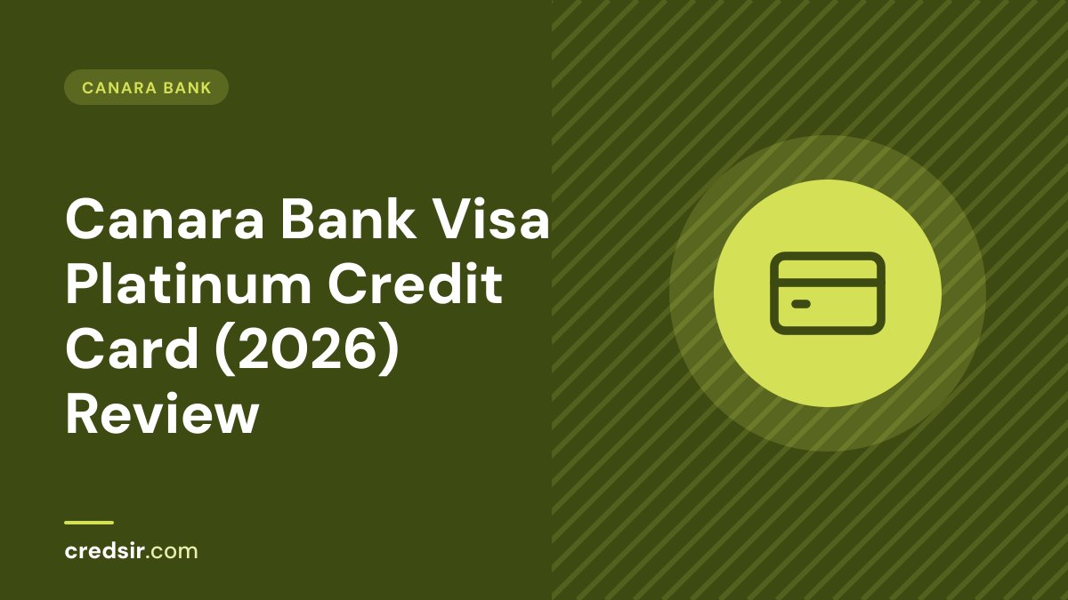 Credsir Canara Bank guide cover with a credit card icon