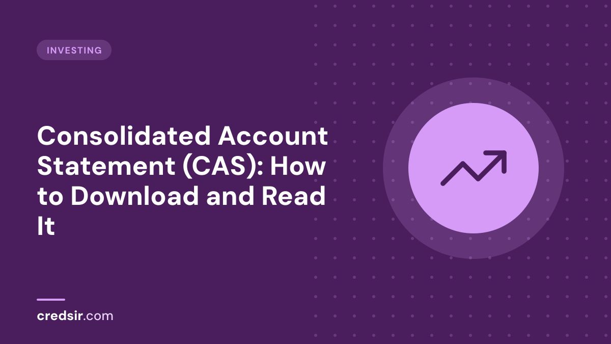 Credsir Investing guide cover with a trending up icon