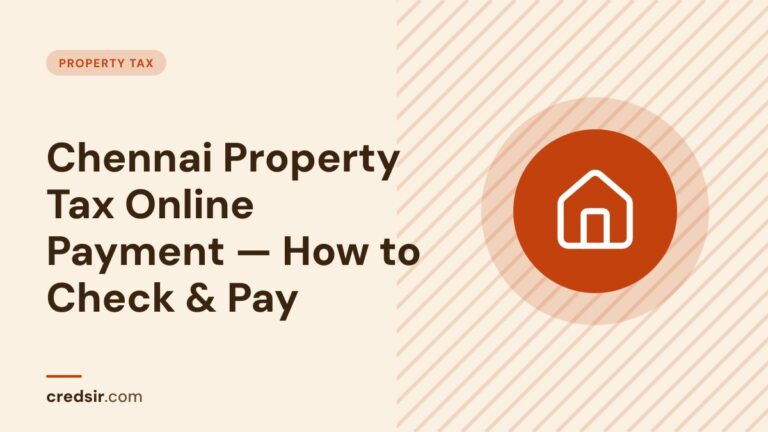 Credsir Property Tax guide cover with a house icon