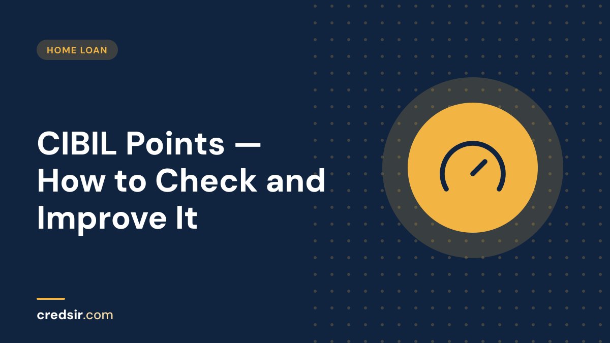 Credsir Home Loan guide cover with a gauge icon