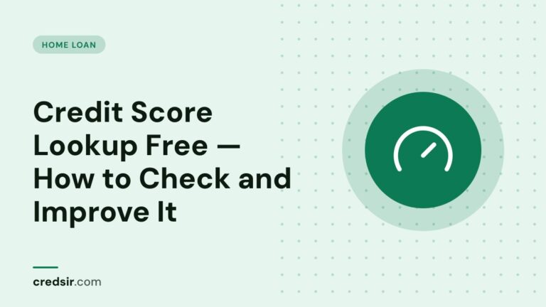 Credsir Home Loan guide cover with a gauge icon