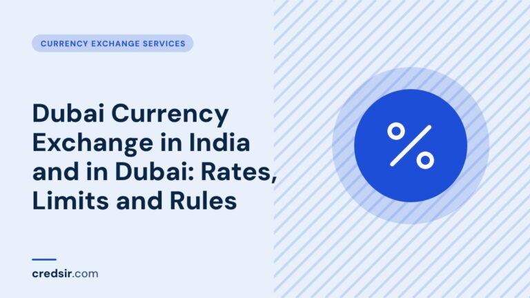 Credsir Currency Exchange Services guide cover with a percent icon