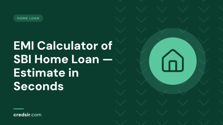 Credsir Home Loan guide cover with a house icon