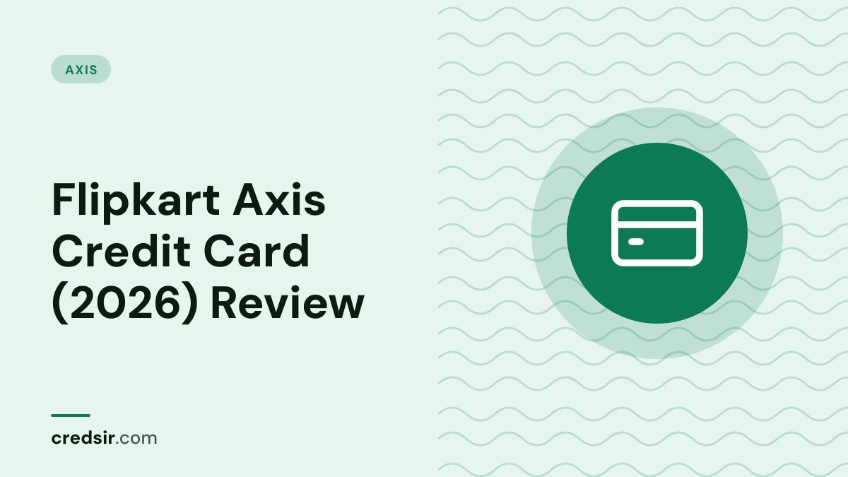 Credsir Axis guide cover with a credit card icon