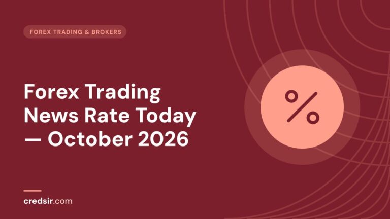 Credsir Forex Trading & Brokers guide cover with a percent icon