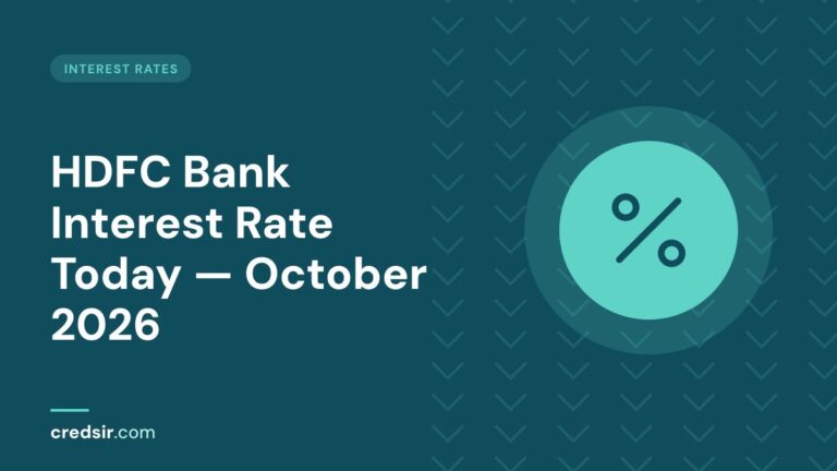 Credsir Interest Rates guide cover with a percent icon
