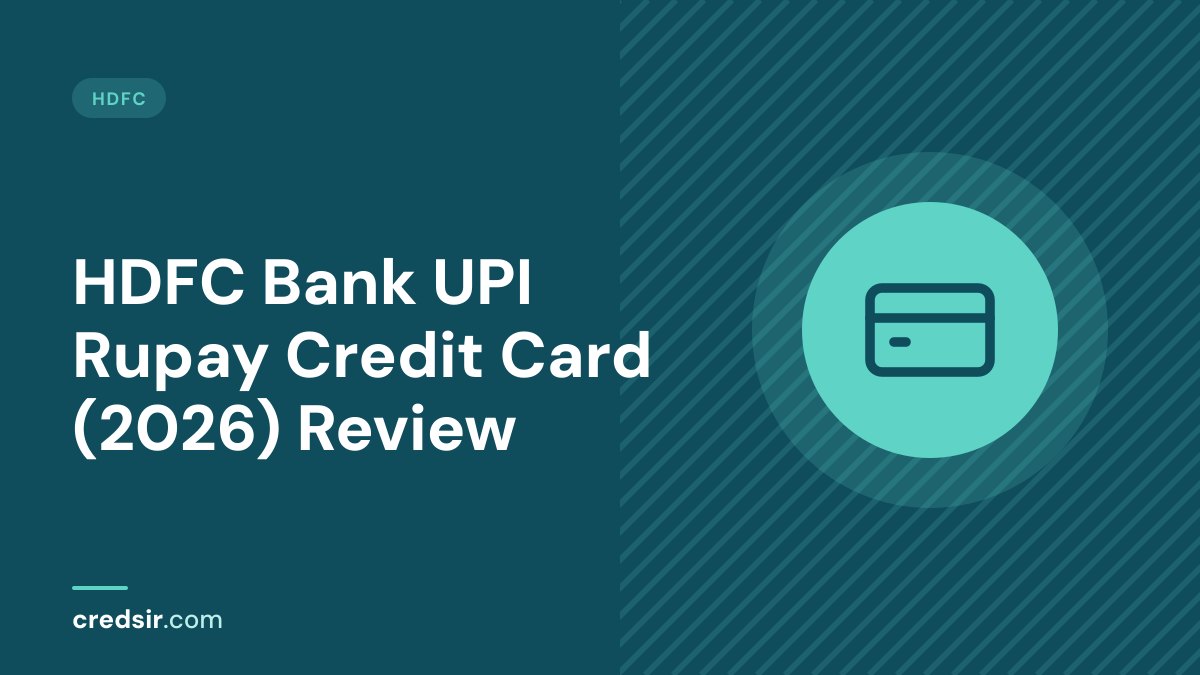 Credsir HDFC guide cover with a credit card icon