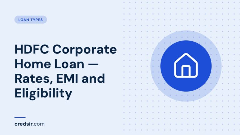 Credsir Loan Types guide cover with a house icon