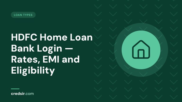 Credsir Loan Types guide cover with a house icon