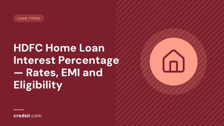 Credsir Loan Types guide cover with a house icon