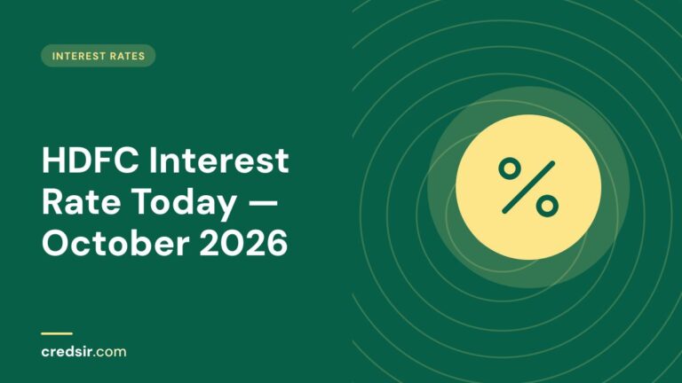 Credsir Interest Rates guide cover with a percent icon