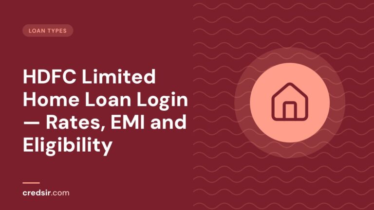 Credsir Loan Types guide cover with a house icon