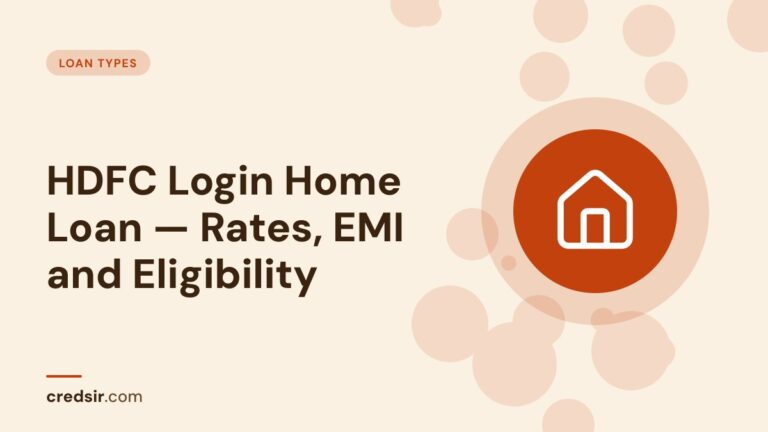 Credsir Loan Types guide cover with a house icon