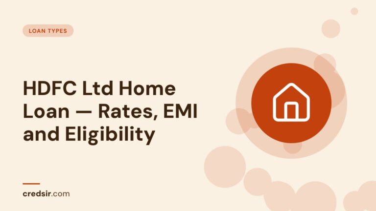 Credsir Loan Types guide cover with a house icon