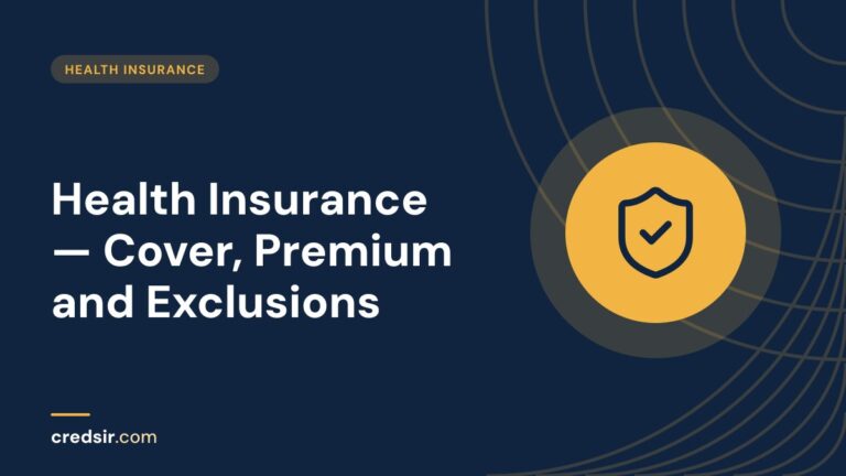Credsir health insurance guide cover with a shield check icon