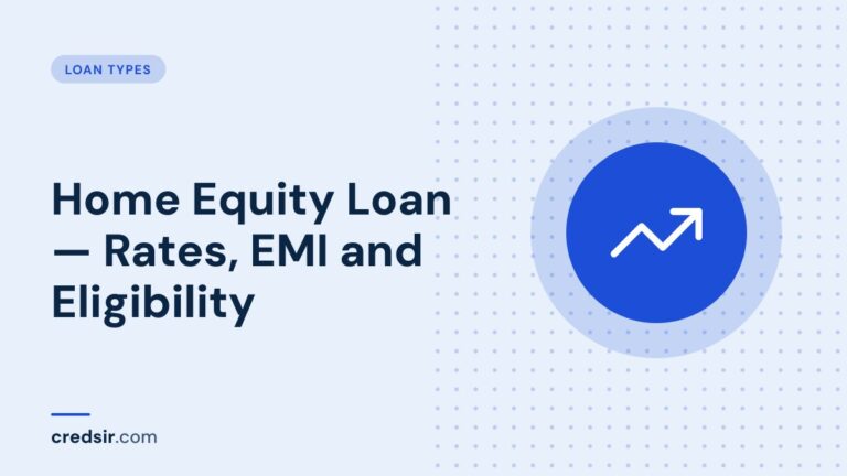 Credsir Loan Types guide cover with a trending up icon