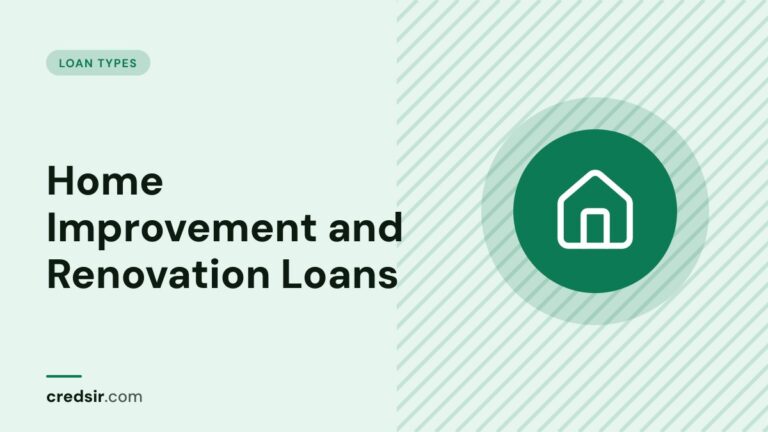 Credsir Loan Types guide cover with a house icon