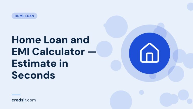 Credsir Home Loan guide cover with a house icon