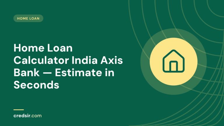 Credsir Home Loan guide cover with a house icon