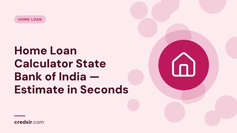 Credsir Home Loan guide cover with a house icon
