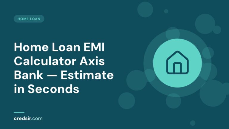 Credsir Home Loan guide cover with a house icon