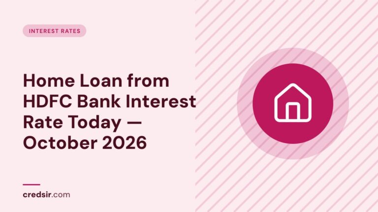 Credsir Interest Rates guide cover with a house icon