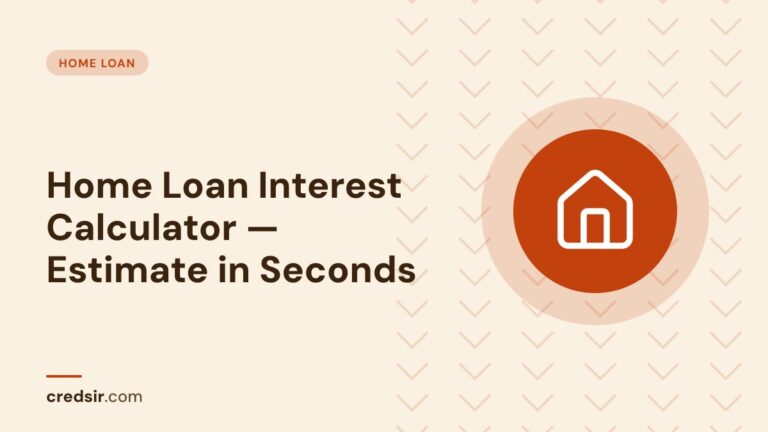 Credsir Home Loan guide cover with a house icon