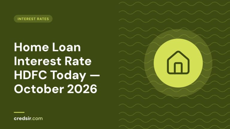 Credsir Interest Rates guide cover with a house icon