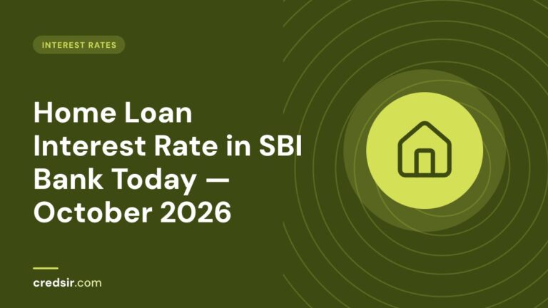 Credsir Interest Rates guide cover with a house icon