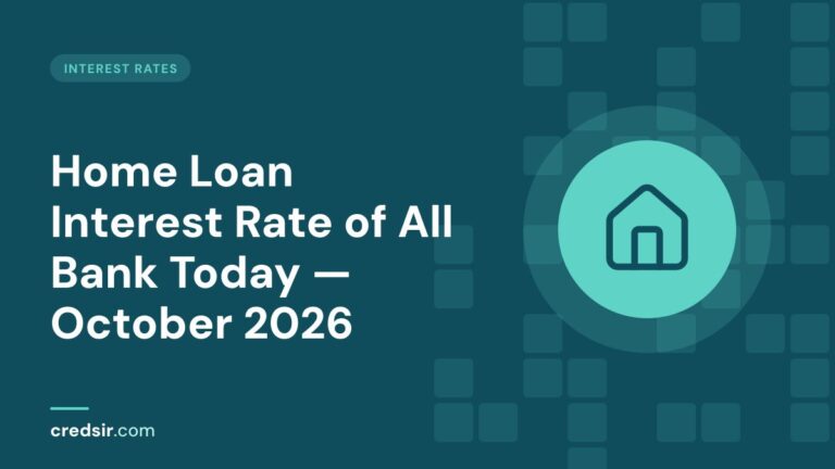 Credsir Interest Rates guide cover with a house icon