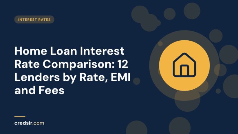 Credsir Interest Rates guide cover with a house icon