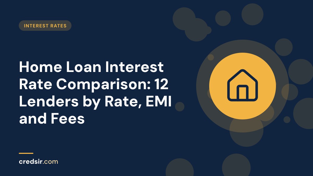 Credsir Interest Rates guide cover with a house icon