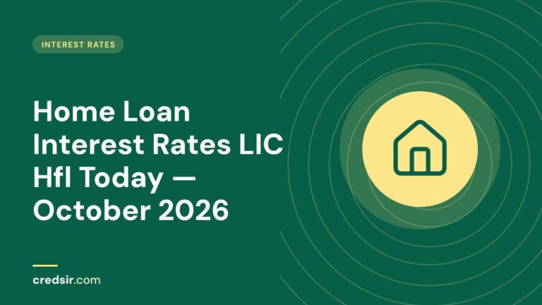 Credsir Interest Rates guide cover with a house icon
