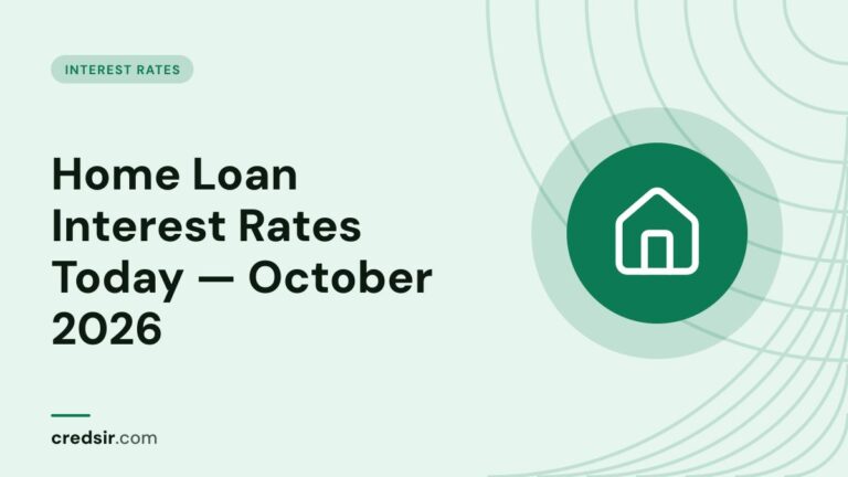 Credsir Interest Rates guide cover with a house icon