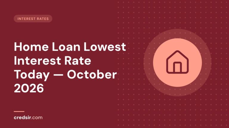 Credsir Interest Rates guide cover with a house icon