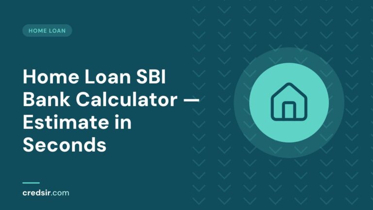 Credsir Home Loan guide cover with a house icon