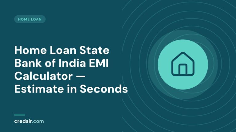 Credsir Home Loan guide cover with a house icon