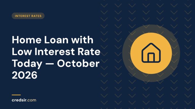 Credsir Interest Rates guide cover with a house icon