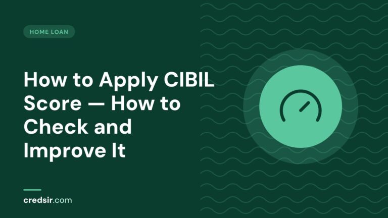 Credsir Home Loan guide cover with a gauge icon