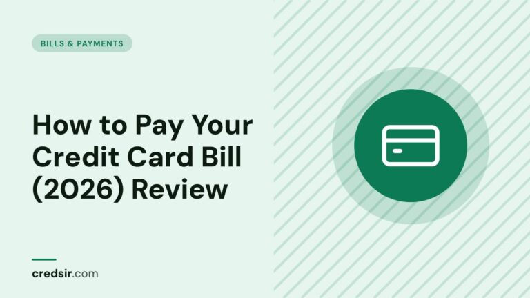 Credsir Bills & Payments guide cover with a credit card icon