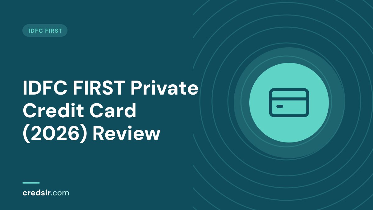 Credsir IDFC First guide cover with a credit card icon
