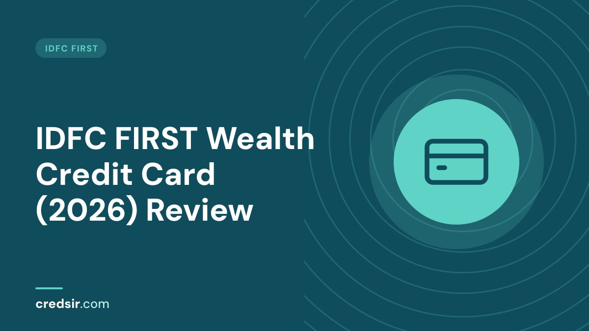 Credsir IDFC First guide cover with a credit card icon