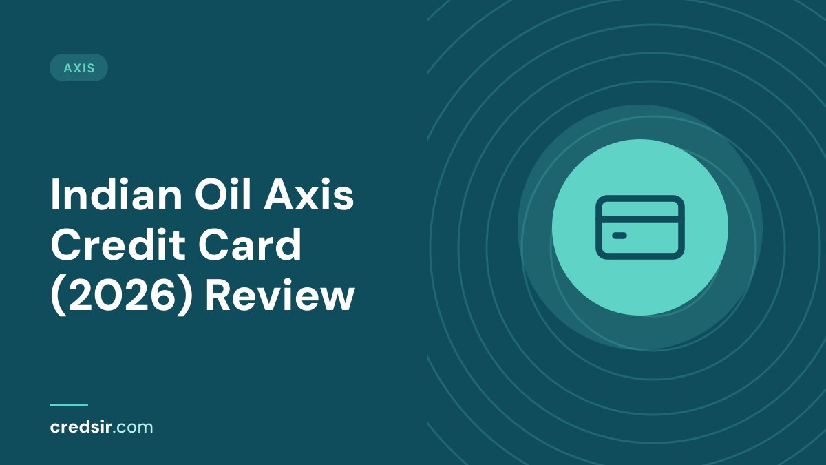 Credsir Axis guide cover with a credit card icon