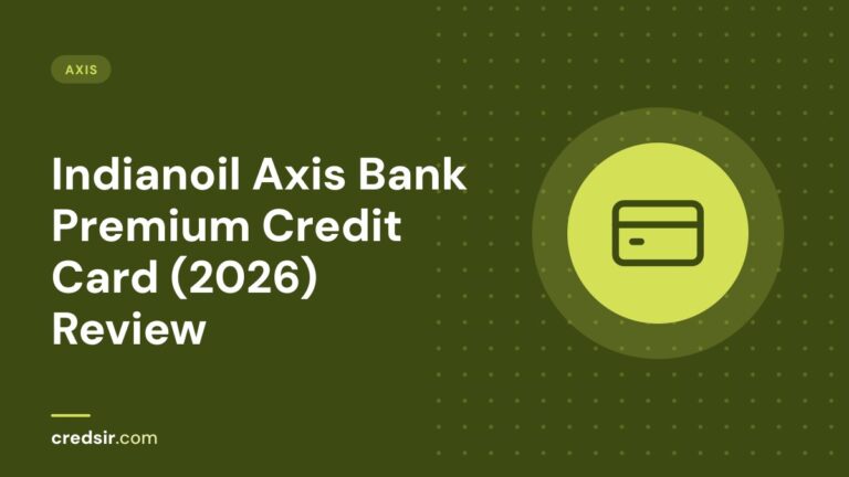 Credsir Axis guide cover with a credit card icon