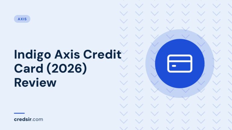 Credsir Axis guide cover with a credit card icon