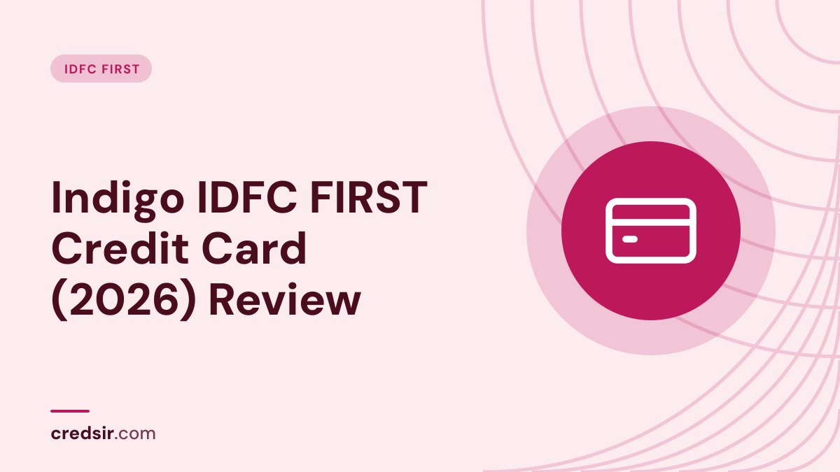 Credsir IDFC First guide cover with a credit card icon