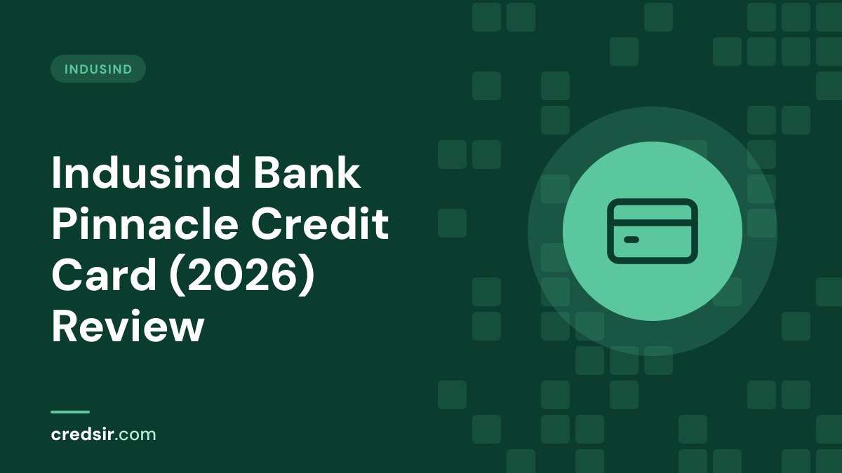Credsir IndusInd guide cover with a credit card icon